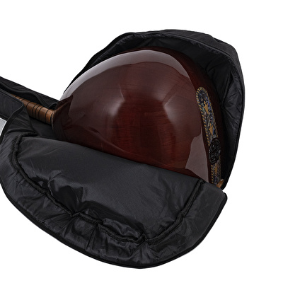 Çınar Ağacı Gövde Abanoz Burgu Kısa Sap Bağlama